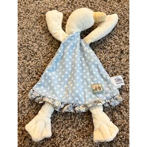 Moulin Roty Plush Light Blue Polka Dot Lovey